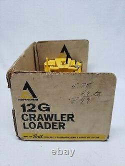 1/16 Scale Ertl Allis Chalmers 12G Crawler Loader In Bubble Box RARE