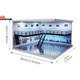 1/18 1/24 1/32 1/64 Scale Led Lighted Parking Lot Display Multi-scale Car Garage