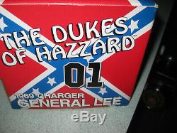 1/18 1969 DODGE CHARGER Dukes of Hazard GENERAL LEE +1/64 scale car included