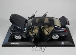 1/18 Scale BMW 7 Series 750 Li 2017 Grey Diecast Car Model Toy Collection Gift