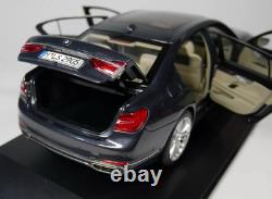 1/18 Scale BMW 7 Series 750 Li 2017 Grey Diecast Car Model Toy Collection Gift