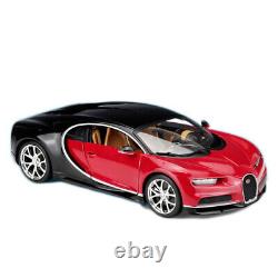 1/18 Scale Chiron Model Car Toy Cars Diecast Vehicle Boys Toys Collection Red
