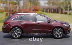 1/18 Scale Honda ACURA MDX Red Diecast Car Model Toy Collection Gift