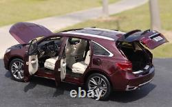 1/18 Scale Honda ACURA MDX Red Diecast Car Model Toy Collection Gift