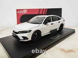 1/18 Scale Honda CIVIC 2022 White Diecast Car Model Toy Collection Gift NIB