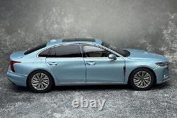 1/18 Scale HongQi H5 2023 Blue Diecast Car Model Toy Collection Gift