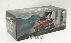 1/18 Scale ISUZU D-MAX Pickup 2023 Orange Diecast Car Model Toy Collection Gift