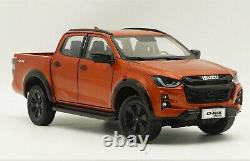 1/18 Scale ISUZU D-MAX Pickup 2023 Orange Diecast Car Model Toy Gift NIB