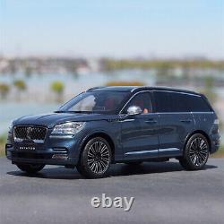 1/18 Scale Lincoln Aviator 2020 SUV Blue Diecast Car Model Toy Collection