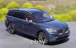 1/18 Scale Lincoln Aviator 2020 SUV Blue Diecast Car Model Toy Collection