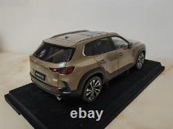 1/18 Scale Mazda CX-50 SUV 2023 Gold Diecast Model Car Toy Collection Gift