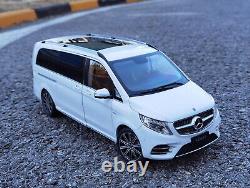 1/18 Scale Mercedes-Benz V-Class V260L MPV White Diecast Car Model Toy Gift
