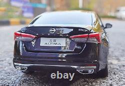 1/18 Scale Nissan Altima 2022 Black DieCast Car Model Toy Collection Gift