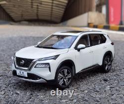 1/18 Scale Nissan X-TRAIL 2022 SUV White Diecast Model Car Toy Collection