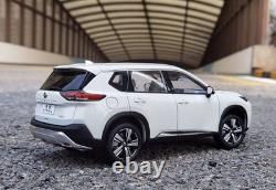 1/18 Scale Nissan X-TRAIL 2022 SUV White Diecast Model Car Toy Collection