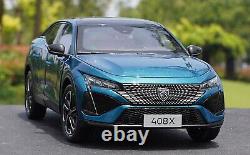 1/18 Scale Peugeot 408X Blue DieCast Car Model Collection Toy Gift
