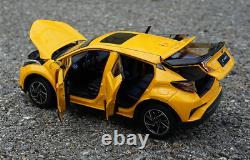 1/18 Scale Toyota C-HR CHR 2021 Yellow Diecast Car Model Toy Collection Gift NIB