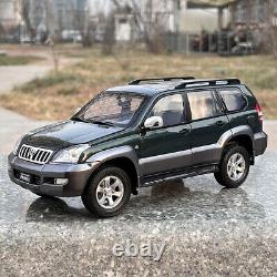 1/18 Scale Toyota Land Cruiser Prado GX 2008 Green with Key Diecast Car Model NIB