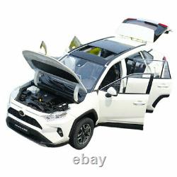1/18 Scale Toyota RAV4 SUV Model Car Diecast Vehicle Gift Collection Cars White