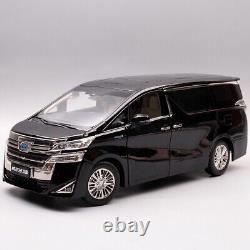 1/18 Scale Toyota Vellfire Hybrid MPV Black Diecast car Model Toy Collection