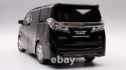 1/18 Scale Toyota Vellfire Hybrid MPV Black Diecast car Model Toy Collection