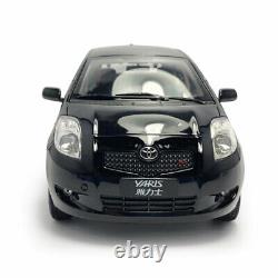 1/18 Scale Toyota Yaris 2007 Model Car Diecast Vehicle Toy Boys Collection Black
