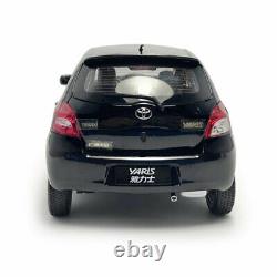 1/18 Scale Toyota Yaris 2007 Model Car Diecast Vehicle Toy Boys Collection Black