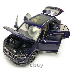 1/18 Scale VW T-ROC SUV Model Car Diecast Vehicle Toy Collection Blue Gifts