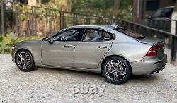 1/18 Scale Volvo S60 2020 Grey Diecast Car Model Toy Collection Gift NIB