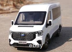 1/18 scale Ford Transit V348 T8 Van Cargo MPV White Diecast Model Car Gifts