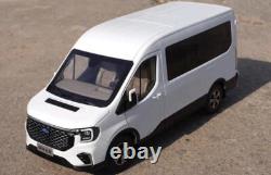 1/18 scale Ford Transit V348 T8 Van Cargo MPV White Diecast Model Car Gifts