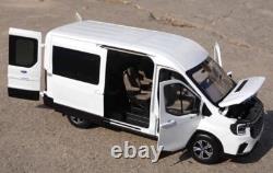 1/18 scale Ford Transit V348 T8 Van Cargo MPV White Diecast Model Car Gifts