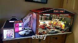 1/18 scale diorama Cars Handmade Builds/Showroom/Garage