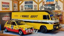 1/18th scale Diorama Goodwood revival wooden display case & usb lights diecast
