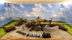 1/18th scale Diorama Goodwood revival wooden display case & usb lights diecast