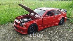 1/24 Scale Diecast Burago Bmw M3 Modified Custom One Off