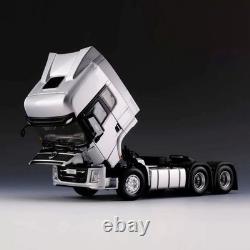 1/24 Scale SHACMAN X5000 Truck Silver Diecast Car Model Toy Collection Gift