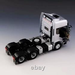 1/24 Scale SHACMAN X5000 Truck Silver Diecast Car Model Toy Collection Gift