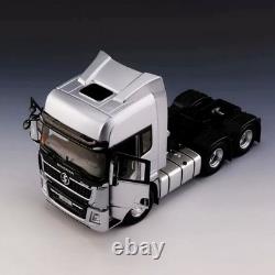1/24 Scale SHACMAN X5000 Truck Silver Diecast Car Model Toy Collection Gift