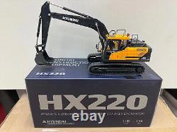 1/35 Scale HYUNDAI HX220 Crawler Excavator Diecast Model Toy Collection Gift