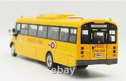 1/42 Scale YuTong S11 SCHOOL BUS Yellow Diecast Car Model Bus Toys Gifts NIB