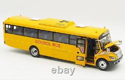 1/42 Scale YuTong S11 SCHOOL BUS Yellow Diecast Car Model Bus Toys Gifts NIB