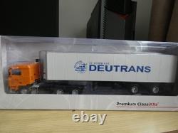 1/43 scale premium classics volvo f12 6x4 and tandem axle fridge trailer deutran