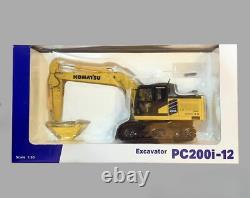 1/50 Scale KOMATSU PC200i-12 Hydraulic Excavator Diecast Model Toy Collection