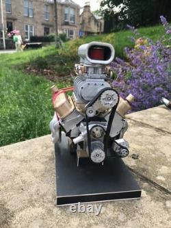 1/6 scale engine model Chevy big block supercharged model large scale