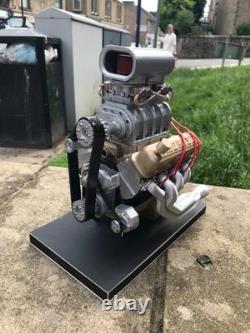 1/6 scale engine model Chevy big block supercharged model large scale