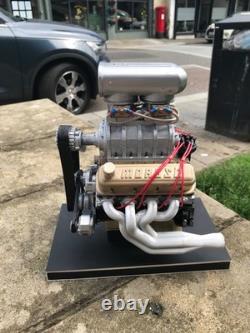 1/6 scale engine model Chevy big block supercharged model large scale