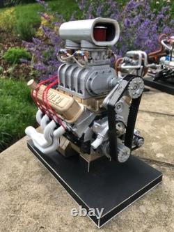 1/6 scale engine model Chevy big block supercharged model large scale