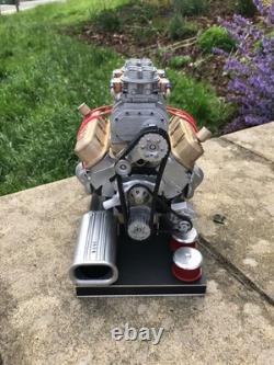 1/6 scale engine model Chevy big block supercharged model large scale