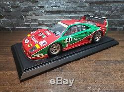 1/8 scale Ferrari F40 LM Brummel Pocher Altaya Centauria Amalgam Custom